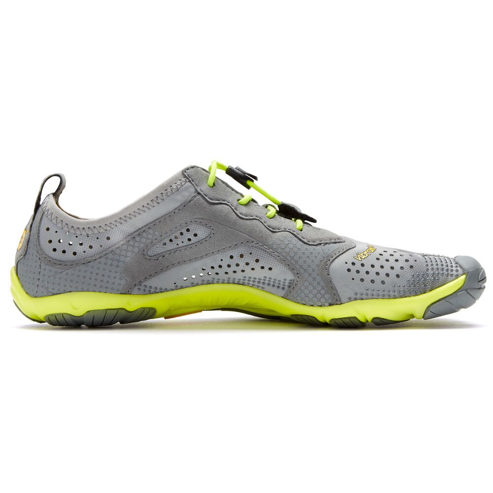 Vibram Five Fingers Womens Hiking Shoes - Grey/Green - V-Run - 48075-FEQT